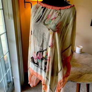 Arty poncho from Anthro